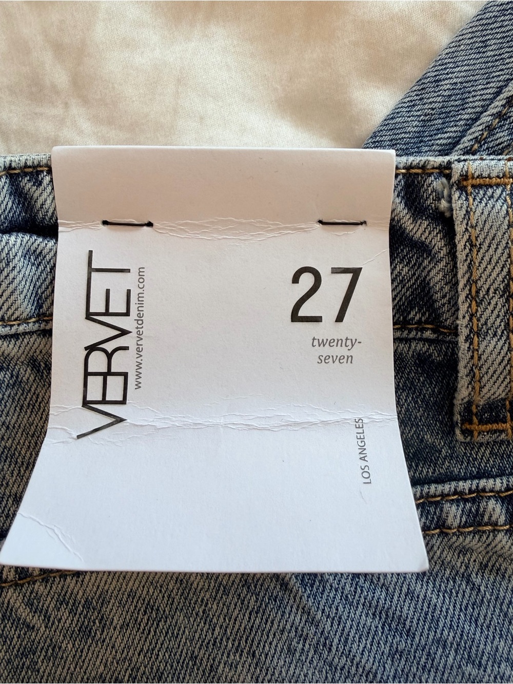 Vervet Distressed Mom Rigid High Rise Jeans - Picture 6 of 15
